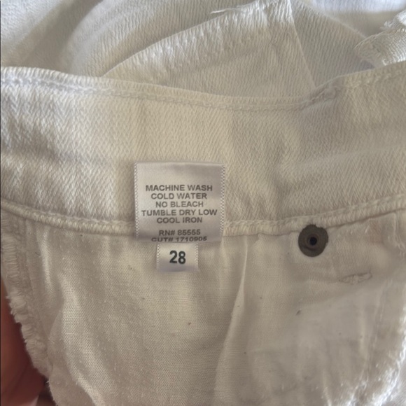 Pistola Women's White Frayed Hem Jeans - Size 28 - Picture 3 of 9